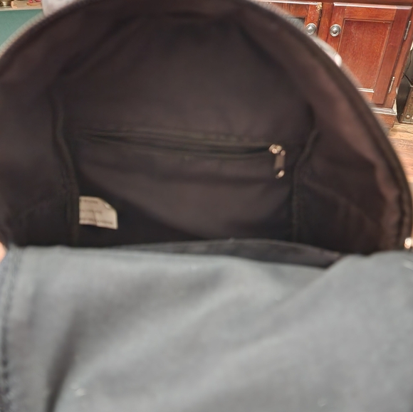 Dog patterned mini backpack purse with ears - Picture 4 of 4